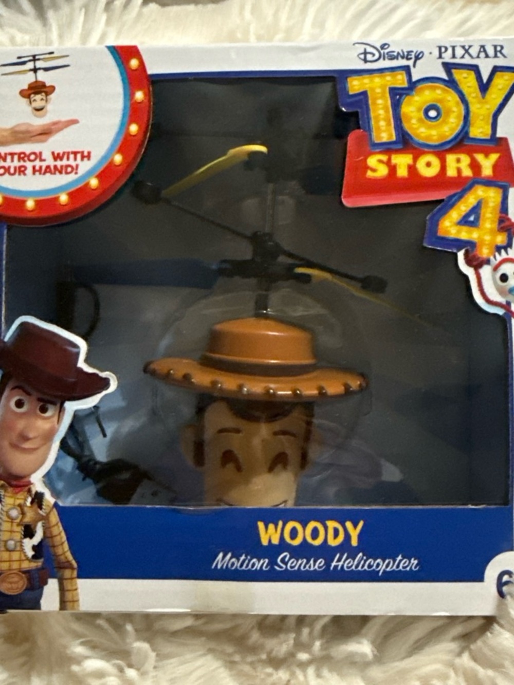 Disney Woody Motion Sense Helicopter - Brown and Yellow